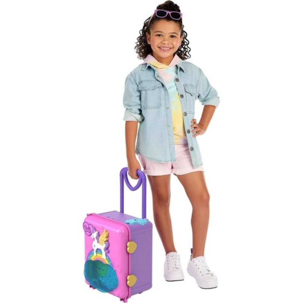 New in box Polly Pocket Dolls Pollyville Resort Roll Away Playset